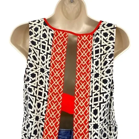 Anthropologie THML Celtic Print Cutout Back Tank Size S - Picture 5 of 11